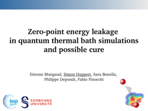 Thumbnail of Zero-­point energy leakage in quantum thermal bath simulations and possible cure