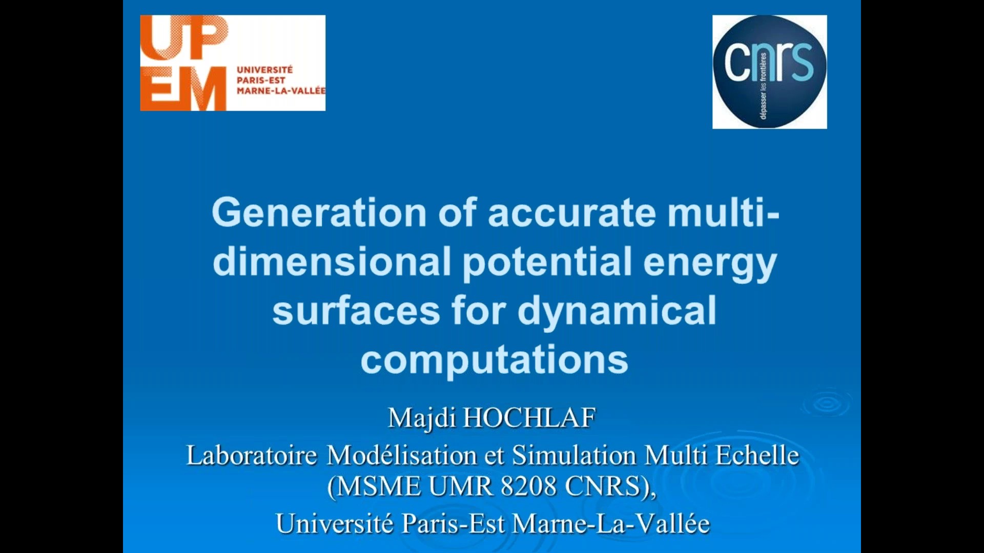 Thumbnail of Generation of accurate multidimensional potential energy surfaces for dynamical computations