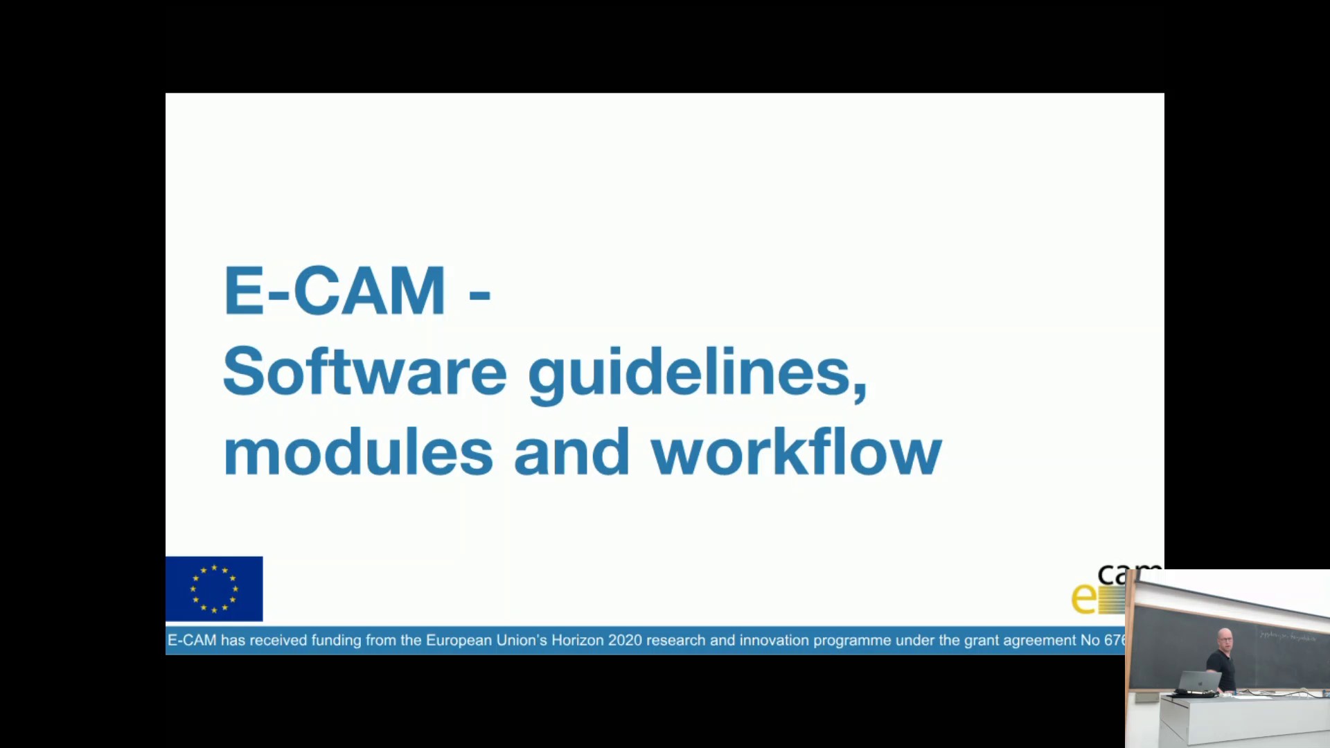 Thumbnail of E-CAM Software Guidelines and Workflow