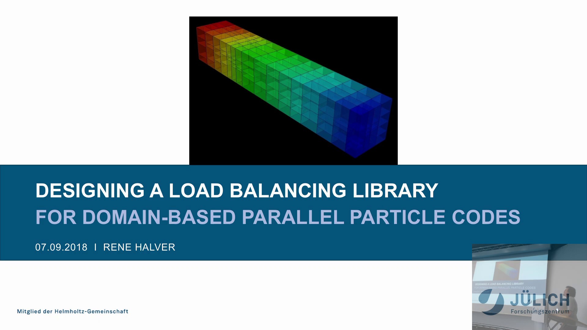 Thumbnail of Designing a load-balancing library for domain-based parallel particle codes
