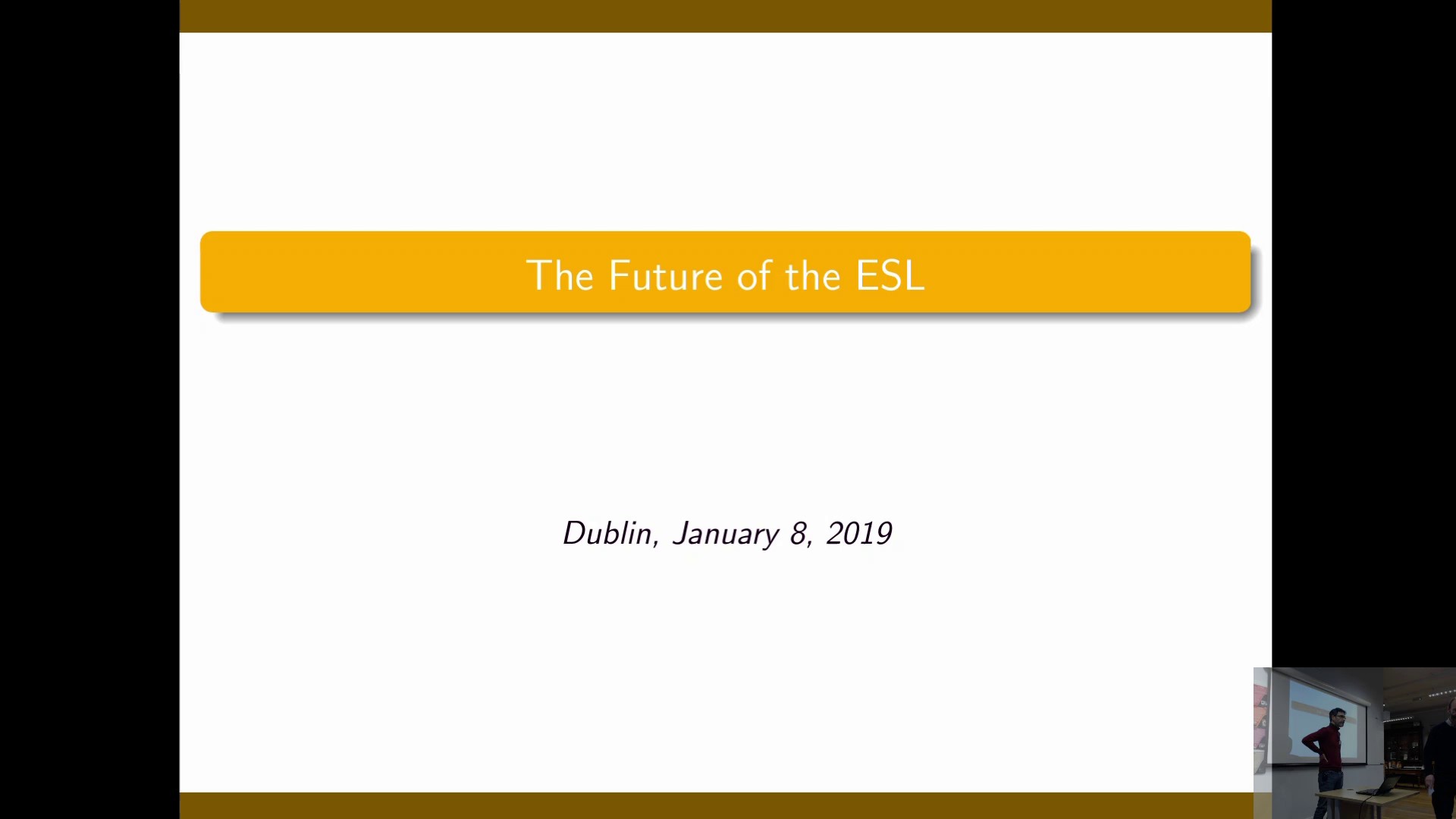 Thumbnail of The Future of the ESL