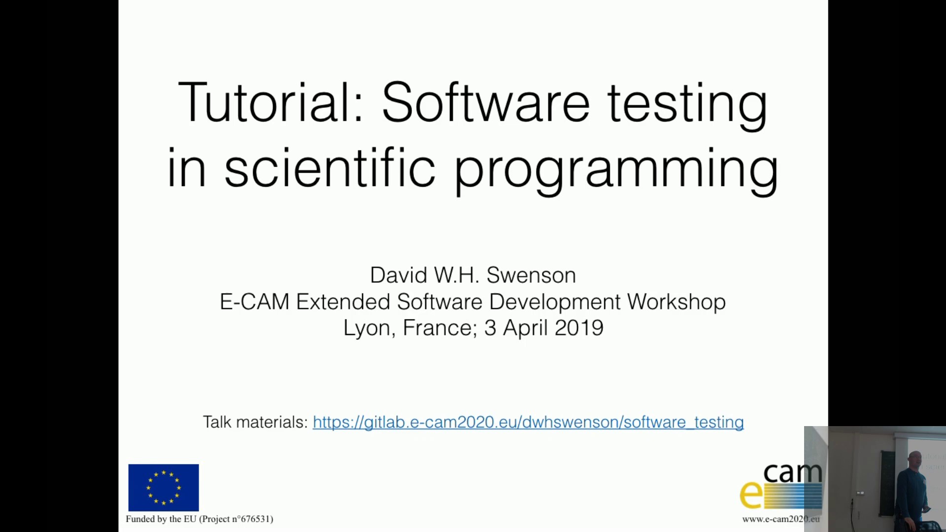 Thumbnail of Software Testing in scientific programming