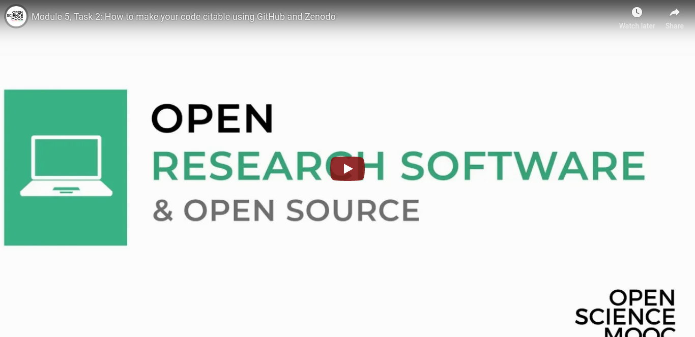 Thumbnail of How to make your code citable using GitHub and Zenodo