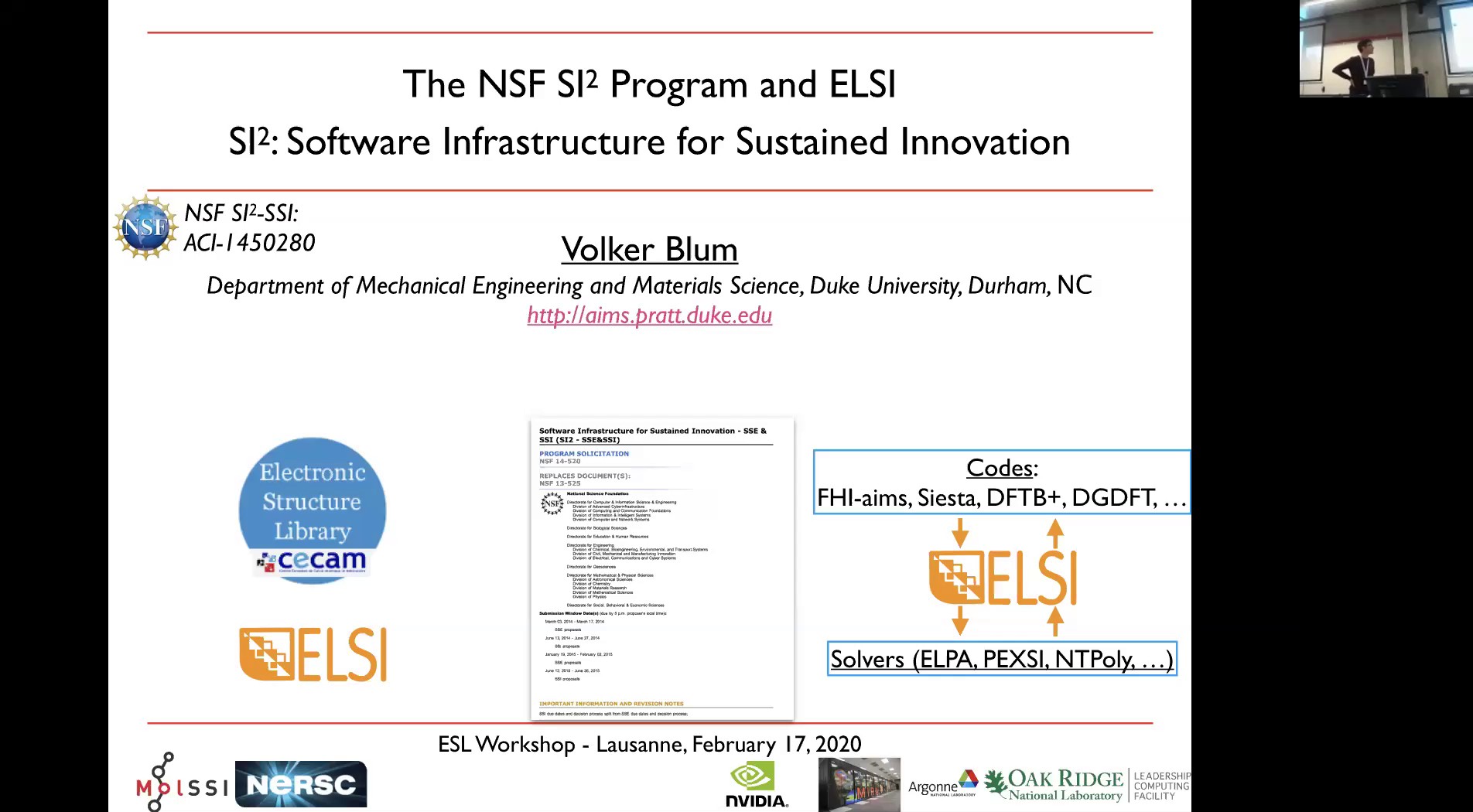 Thumbnail of The NSF SI2 program and ELSI