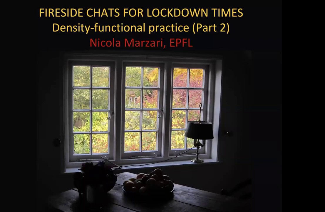 Thumbnail of Day 2: Density-functional practice — April 16, 2020